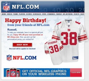 NFLBirthdayEmail