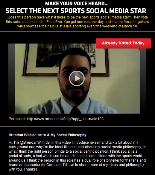 BrendanWilhideEntry Vote for Brendan Wilhide